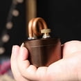 thumbnail image 4 of Mini Estufa De Alcohol PortáTil Para Exteriores, Carcasa SóLida, Potente, Segura, Para Acampar, A Prueba De Viento, Estufa De Tarjeta Dorada, 4 of 6