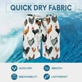 thumbnail image 5 of Farm Roosters Beach Board Shorts with Pockets Mens Swim Trunks Quick Dry Stretch Board Shorts with Soft Mesh Lining Novelty Beach Short with Pockets Summer Boardshorts, 5 of 7