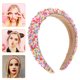 thumbnail image 3 of Diadema ancha adornada, diadema de estilo delicado para mujeres y adolescentes, 3 of 8