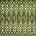 thumbnail image 3 of Unique Loom Tribal Trellis Collection Area Rug - Alaoui (7' 10" Square Green/Ivory), 3 of 11
