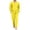 Yellow, variant on Delconic Mens Pajama Set Long Sleeve Button Front Sleepwear Set Relaxed Fit Lounge Set with Chest Pocket and Full Length Pants Green L