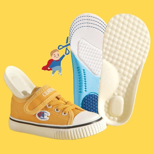 Kids Orthopedic Insoles For Children Plantar Fasciitis Arch Support Orthotic Comfort Shoe Sole Memory Foam Sports Running Insole zhangyuxiang LED