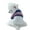 Blue, variant on Harikaji Dog Knitted Sweater, Heart Dinosaur checkered Pattern Puppy Sweater Warm Soft Pet Holiday Clothes for Small Cats and Dogs Blue XS