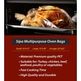 Sipa Multipurpose Oven Bags 22" x 22" Baking Bags No Mess for turkey