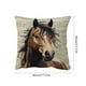 thumbnail image 3 of Funda de almohada con estampado 2D de animales | Funda de cojín de felpa corta y suave | Cojín cuadrado de 45 x 45 cm para sofá, cama y coche | Funda decorativa negra, 3 of 5