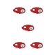 thumbnail image 3 of Sonducket Extensor de patilla de cambio trasera para bicicleta, mantenimiento de gancho trasero, rojo Rojo 5piezas Sonducket CBP235405, 3 of 6