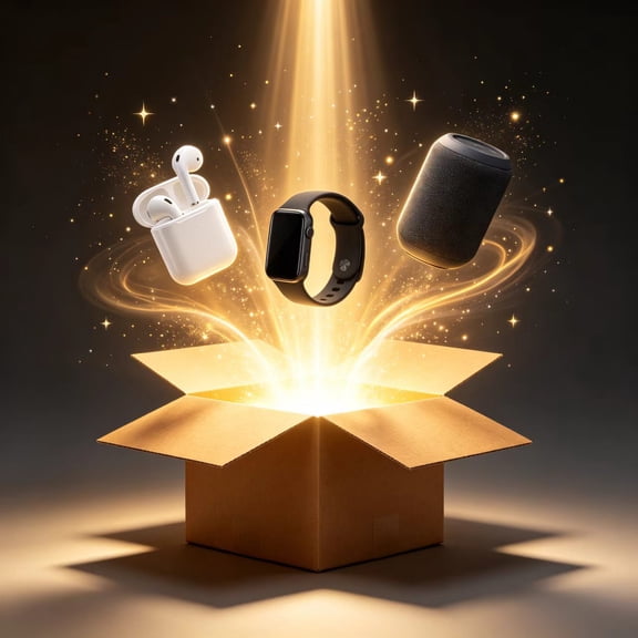 2026 Year Surprise Gift Box, containing 3 pieces electronic products. A festive gift set full of surprises. A unique and mysterious small tool gift box.