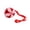 Red_a, variant on Kiddiway Ribbon Ball Toy for Babies - Soft Grasping Interactive Ball with Colorful Ribbons, Great Baby Toys for Sensory Play, Coordination, and Fun; Perfect for Toddlers,Purple