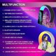 thumbnail image 5 of Lámpara de mesa LED Sunrise Colorful AMT Light con Bluetooth incorporado, 5 of 8