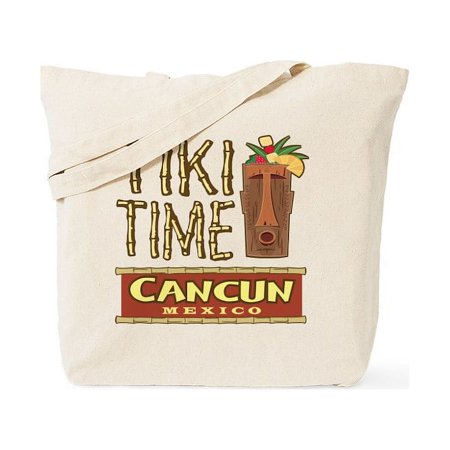 CafePress - Cancun Tiki Time Tote Bag - Unisex Canvas Tote Bag Beige 1-Piece