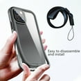 thumbnail image 6 of FIEWESEY for iPhone 13 Mini Waterproof Case, IP68 Underwater Case Built-in Screen Protector Full Body Sealed Heavy Duty Protective Cover Shockproof Snowproof for iPhone 13 Mini 5.4 inch, 6 of 7