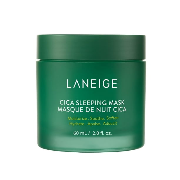 Mascarilla para dormir LANEIGE hipoalergénica Cica Hydrate 60 ml