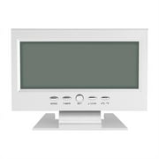 Herwey Réveil avec table de capteur de son numérique LCD avec affichage du calendrier et de la température, réveil, horloge