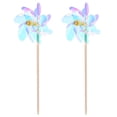 thumbnail image 4 of Bright Assorted Color Pinwheels for Kids Decorative Windmill for Garden and Home Decor 2 Pcs Plastic, 4 of 8