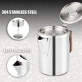 thumbnail image 2 of Coffee Percolators Stovetop for Camping, Percolator Coffee Pot Stainless Steel Coffee Maker Camping Outdoors 9 Cup, 2 of 5