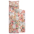 thumbnail image 2 of Shih Tzu Dog and Pioneer Flower Toddler Nap Mats for Kids Preschool,Sleeping Mat Bag or Kids,Toddler Sleeping Bag,Toddler Nap Mat or Daycare, 2 of 6