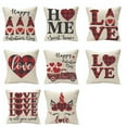 thumbnail image 3 of Valentine's Day Pillow Covers Gnome Buffalo Plaid Throw Pillow Cases Square Cushion Decorative Throw Pillow Covers for Valentines Day Sofa Home Decor, 3 of 3