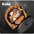 thumbnail image 4 of Greater Goods 10 inch Cast Iron Dutch Oven with Lid, 5qt Capacity, for Stove, Complete Cast Iron Set, 4 of 12