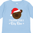 thumbnail image 4 of Inktastic Christmas Big Bro Announcement Brother Santa Boys Long Sleeve Toddler T-Shirt, 4 of 5