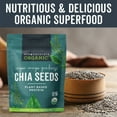 thumbnail image 3 of Viva Naturals Organic Chia Seeds 1 lb - Plant-Based Omega-3, 3 of 7