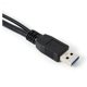 thumbnail image 3 of 3X un Doble A de Mini B USB 3.0 Y-Cable Mover el Disco Duro Cable Negro, 3 of 4