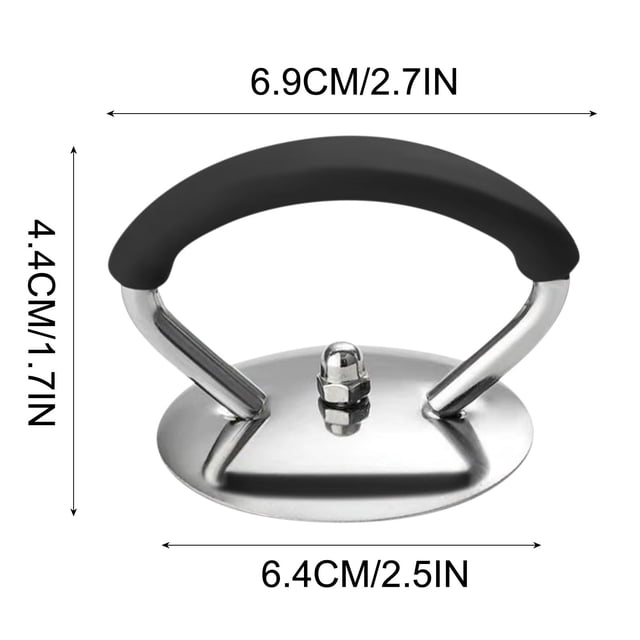 Stainless Steel Universal Glass Lid Pot Cover Accessories High Temperature And Scald Handheld Kitchen Utensils Pot Cover Handle