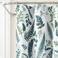 thumbnail image 3 of Lush Decor Devonia Allover White/Blue/Green Nature Shower Curtain, 72" x 72", 3 of 4