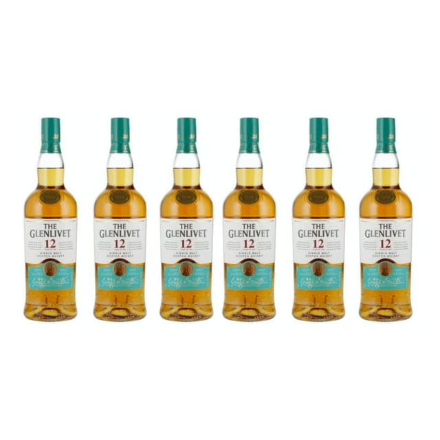 Pack de 6 Whisky The Glenlivet 12 Años 750 ml 12 Años