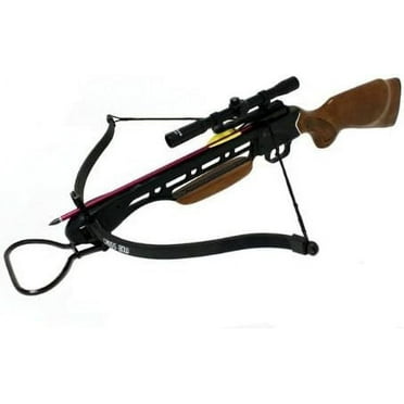 Manticore SAS 150lbs Crossbow with Scope, Extra Arrows and Rope Cocking Device