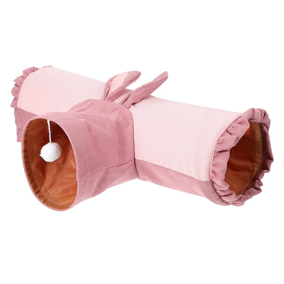 LULULION Hiding T Shape Tunnel Small Animals House 1Pack