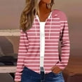 thumbnail image 6 of Wowcloth Women's Long Sleeve Zip-Up Hoodie with All-Over Print, Loose Fit Casual and Fashionable for Autumn and Daily Wear, 6 of 6