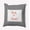 Black, variant on 16" x 16" Simply Daisy Halloween Trick or Treat Checks Polyester Indoor/Outdoor Pillow, Orchid Qty 1
