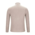 thumbnail image 4 of Yiliang Turtleneck Sweaters for Men Fall and Winter Long Sleeve Warm and Thermal Top Clothes ,Beige,3XL, 4 of 6