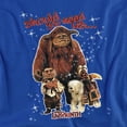 thumbnail image 2 of Labyrinth Friends Movie Hoggle Ludo Sir Didymus T Shirt & Stickers (Royal) 3X-Large, 2 of 6