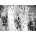 thumbnail image 2 of PI Studio 24x19 White Modern Wood Framed Museum Art Print Titled - Black and White Abstract IV, 2 of 4