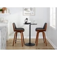 thumbnail image 2 of Corazza Counter Stools for Kitchen Counter in Fabric and Walnut Wood, Counter Height Chairs, Bar Stools Set of 2, Counter Height Chairs, Bar Stools For Kitchen Island, 2 of 6