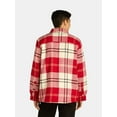 thumbnail image 2 of George Men's & Big Men's Fleece Lined Flannel Shirt Jacket, Sizes S-3XL, 2 of 4