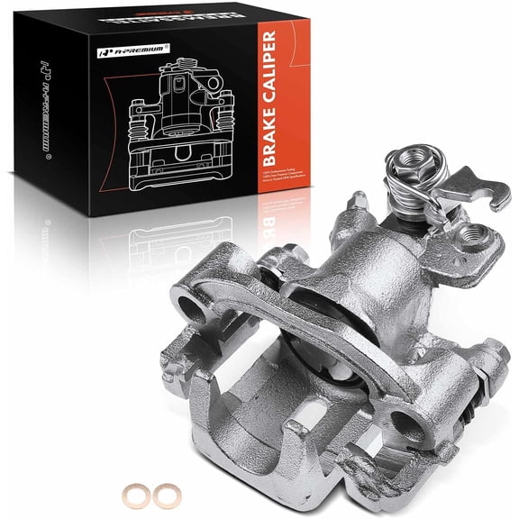 A-Premium Brake Caliper Assembly with Bracket Compatible with Nissan 240SX 1995-1998 Rear Driver Side