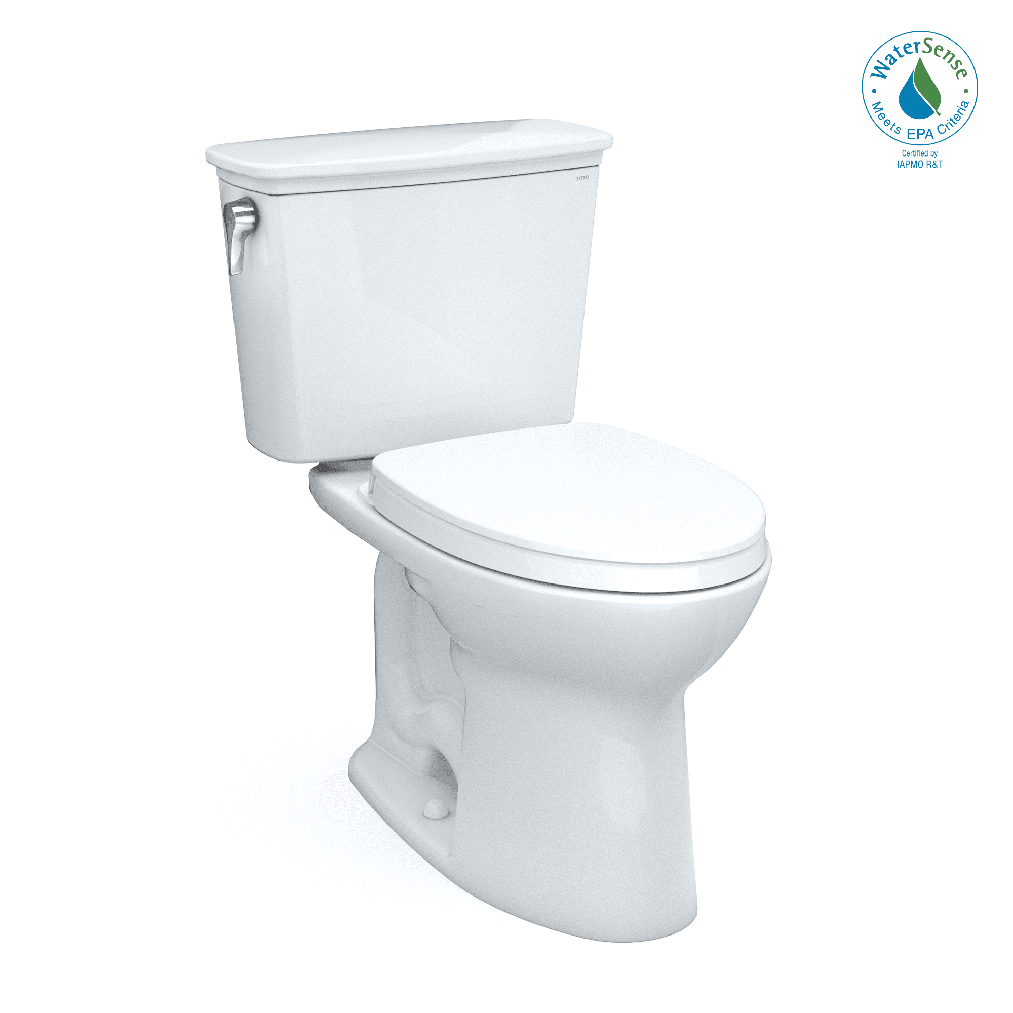 TOTO Drake 2-Piece 1.28 GPF Toilet, TORNADO FLUSH, CEFIONTECT