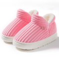thumbnail image 1 of Zapatillas peludas cálidas de suela gruesa para hombre y mujer, chanclas antideslizantes, informales, para dormitorio, exteriores, a la moda, invierno, 44/45, 1 of 5