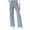 *Light Blue, variant on ClodeEU Women's Wide Leg Button Jeans with Pockets,Baggy Relaxed fit High Rise Denin Pant Light Blue,Womens Plus S