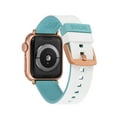 thumbnail image 3 of WITHit White & Teal Saffiano Pattern Silicone Band for 38/40/41mm Apple Watch, 3 of 6