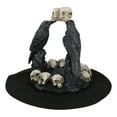 thumbnail image 2 of Gothic Wicca Quoth Trio Ravens Nevermore With Skulls Backflow Incense Burner, 2 of 9