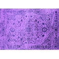 thumbnail image 1 of Ahgly Company Indoor Rectangle Oriental Purple Industrial Area Rugs, 2' x 5', 1 of 4