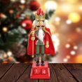 thumbnail image 3 of Rvaymup Christmas Decorations 15 Inch Calendar Wooden Nutcracker Soldier New Year Gift, 3 of 13