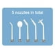 thumbnail image 3 of Limpiador de dientes con hilo dental de agua inalámbrico, tanque profesional de 300 ml, modo de bricolaje, irrigador oral dental recargable por USB para el hogar y los viajes, resistente al agua IPX6 Jormftte CPB-US-HPP12-1, 3 of 5