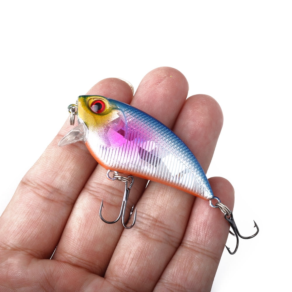 HENGJIA Fishing Lures, Crankbait Square Bill Crank Baits Lures for Bass Fishing, 8Pcs Deep Diving Crankbaits Wobbler, 2.17in/0.23oz Swimbait for Saltwater Freshwater