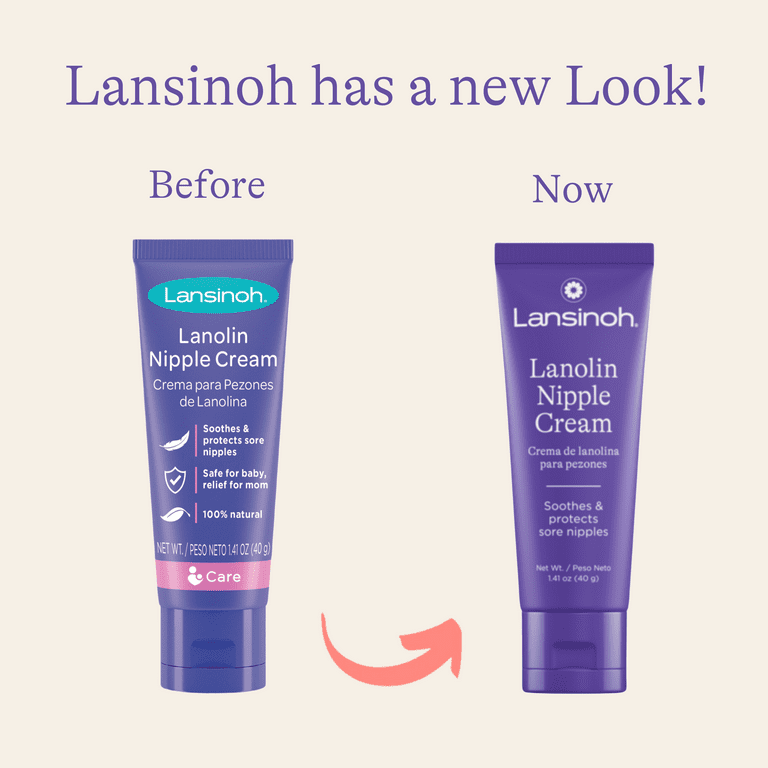 Lansinoh Lanolin Nipple Cream for Breastfeeding Moms, 1.41 Ounces