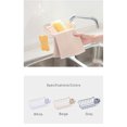 thumbnail image 3 of Detachable Sink Rack Large Capacity Kitchen Storage Shelf Hollow Sink Drain Holder,white, 3 of 6