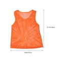 thumbnail image 2 of Homoyoyo Reusable Soccer Pinnies Assorted Color Polyester Team Training Vest for Football, 2 of 8